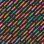 PREORDER 1-800-Notion || Seam Rippers Soft Black || Cotton Quilting Fabric