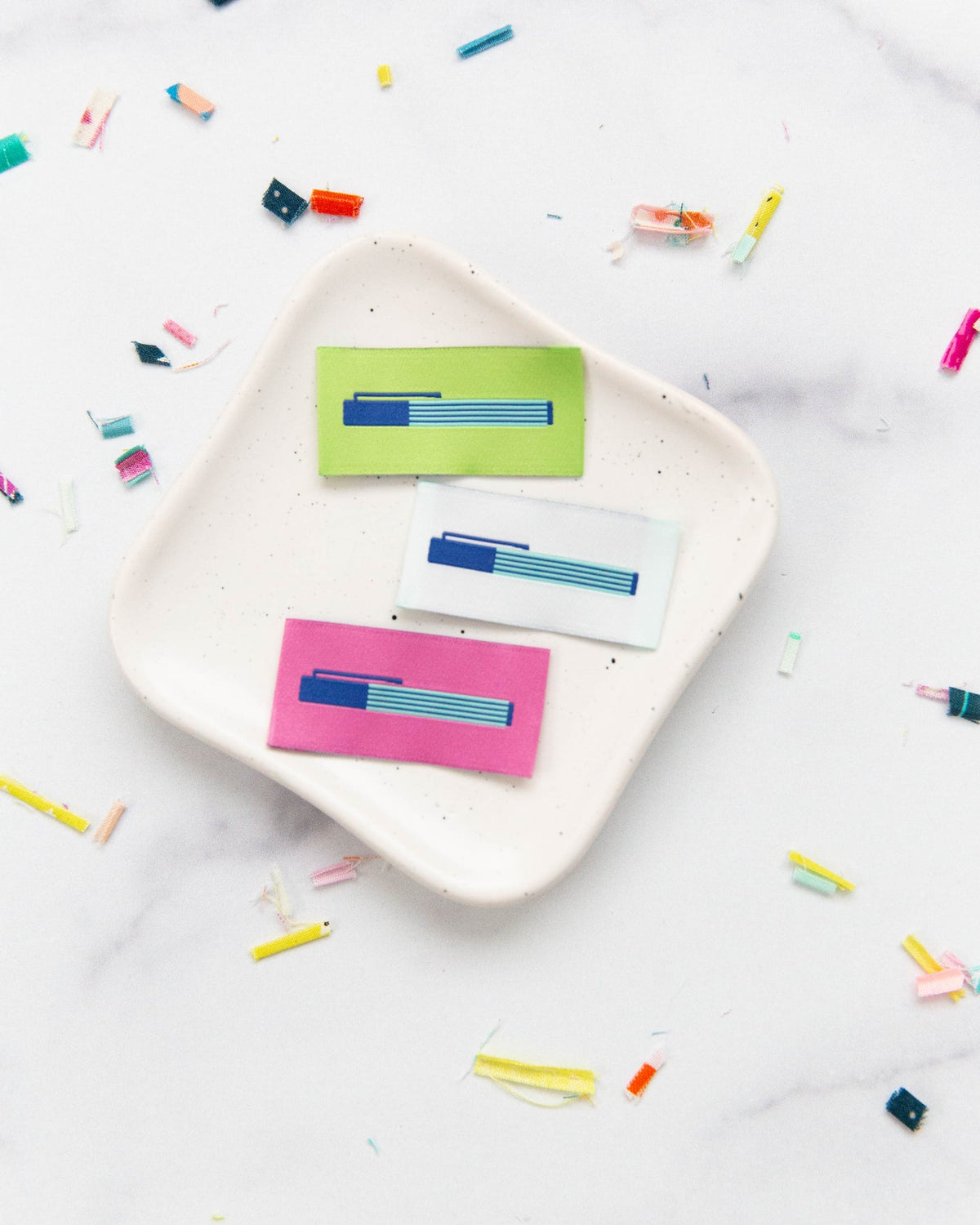 Markers || Woven Labels || 6 Pack || Knot & Thread