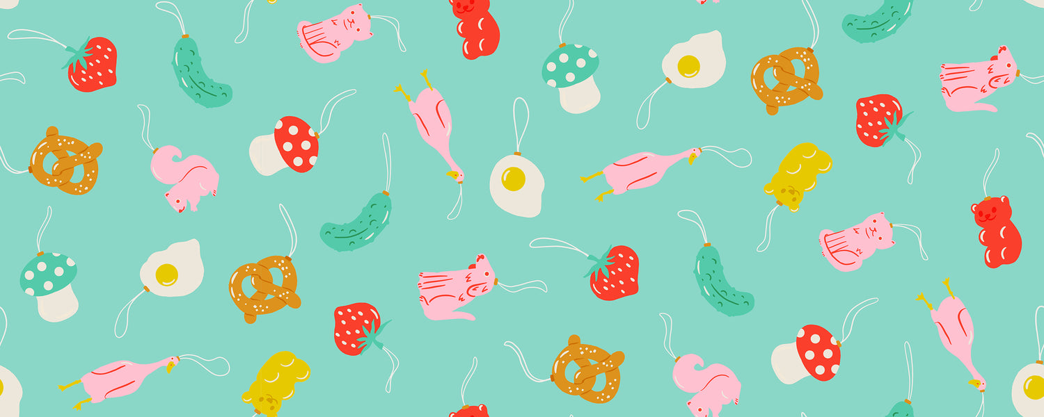 PREORDER MERRY HAPPY || Find the Pickle Frost || Cotton Quilting Fabric