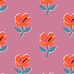 Heather Ross Country Mouse || Provence Grape || Cotton Quilting Fabric