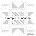 6" Scrappy Stars Foundation Papers