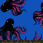 PREORDER Ink Shop || Mystery Food Blue Ribbon || Cotton Linen Canvas HALF YARD