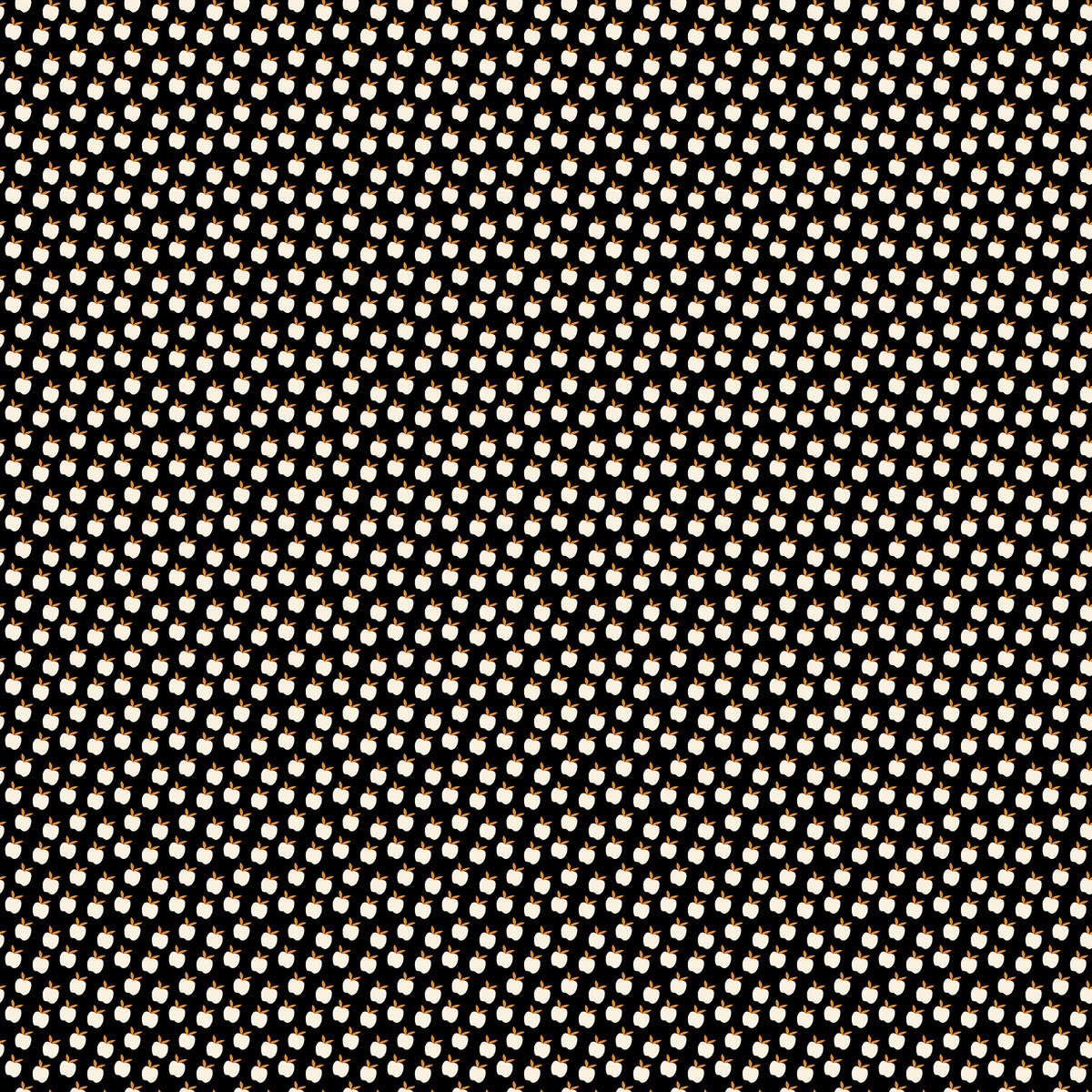 PREORDER Catnap || Apples Black || Cotton Quilting Fabric