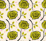 PREORDER Ink Shop || Ink Rose Pistachio || Cotton Quilting Fabric