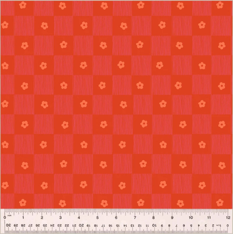 Ruby + Bee Blenders || Footpath Rose || Cotton Quilting Fabric