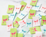 Bows || Woven Labels || 6 Pack || Knot & Thread