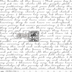 Sew Journal || Journaling Script White || Cotton Quilting Fabric