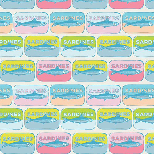 Costeira || Mar de Sardinhas || Cotton Quilting Fabric