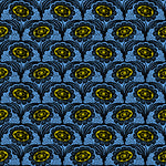 PREORDER Ink Shop || Scallop Flower Lindley Blue || Cotton Quilting Fabric