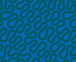 Groove || Unspooled Cool Blue || Cotton Quilting Fabric