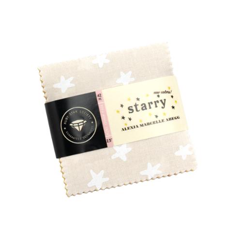 Preorder STARRY ’25 || 42 pc Mini Charm Pack || Cotton Quilting Fabric