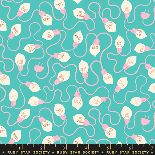 PREORDER MERRY HAPPY || High Strung Iceberg || Cotton Quilting Fabric