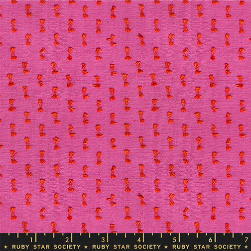 PREORDER Warp and Weft Mystic Fable || Flicker Vivid Pink || Cotton Woven Quilting Fabric