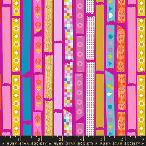 PREORDER Washi Plus || Yay It's Tape Heliotrope || Cotton Quilting Fabric