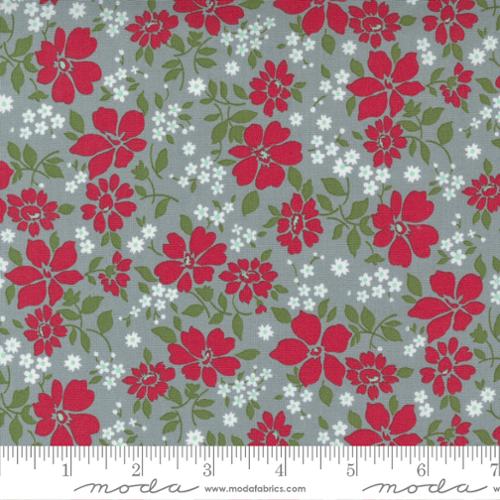 Merry Little Christmas || Winterberry Silver || Cotton Quilting Fabric || Half Yard