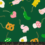 PREORDER MERRY HAPPY || Find the Pickle Jade || Cotton Quilting Fabric