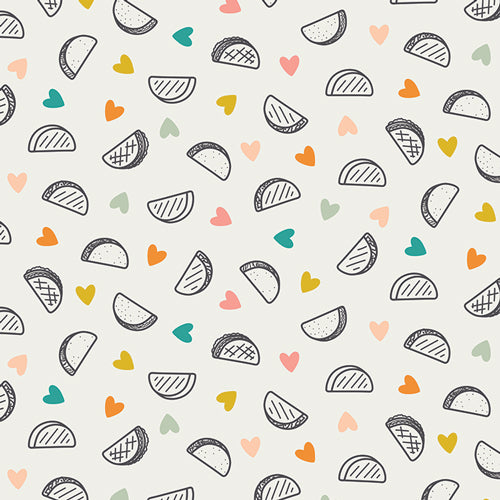 Road Trip || Taco Love Light || AGF Cotton Quilting Fabric