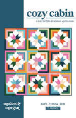 Cozy Cabin Quilt Pattern Printed