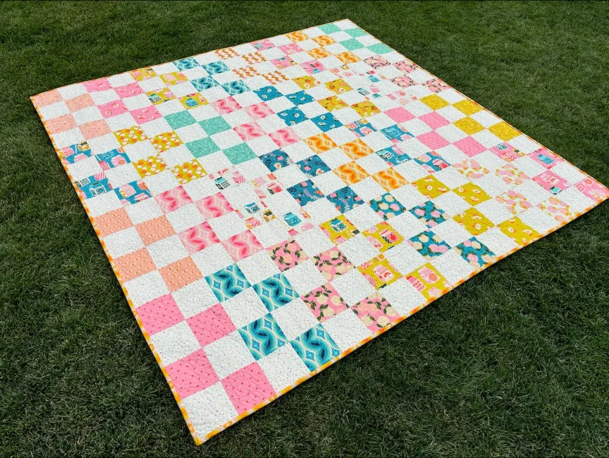 Layer Cake Squared Pattern KIT (Hello Alice) || Large Throw