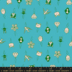 PREORDER 1-800-Notion || Thread Charms Turquoise || Cotton Quilting Fabric