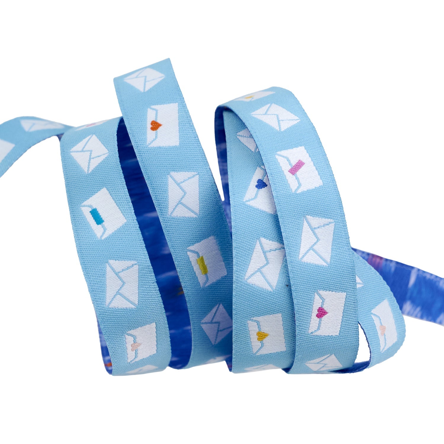 PREORDER Designer Renaissance Ribbons: Ribbon Envelopes Sky 5/8" BTY