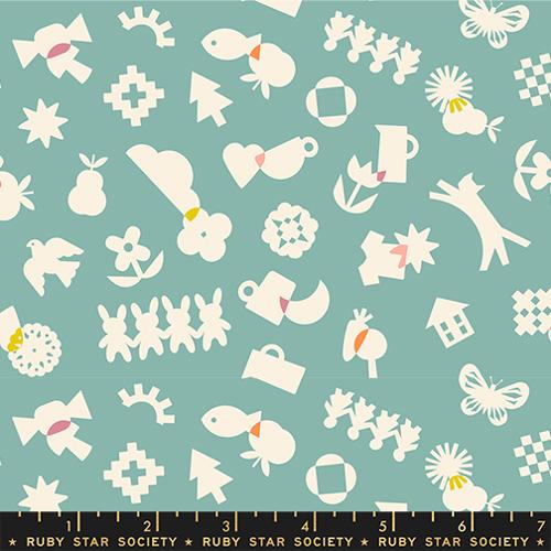 PREORDER Paper Cuts 2 || All Goods Water || Cotton Quilting Fabric