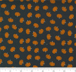Holiday Halloween Essentials || Pumpkins Midnight || Cotton Quilting Fabric || Half Yard