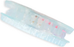 Ruler and Rotary Cutter Hair Claw Clip
