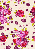PREORDER Ink Shop || Tiger Rose Shell || Cotton Quilting Fabric
