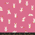 PREORDER Persimmon ||Bun E. and Simmy Hibiscus || Cotton Quilting Fabric