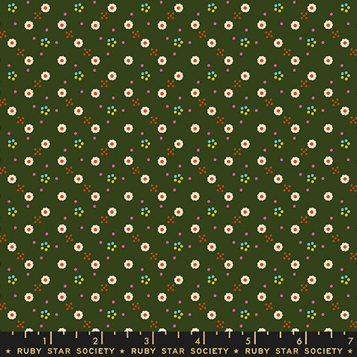 PREORDER 1-800-Calico || Bandana Mossy|| Cotton Quilting Fabric