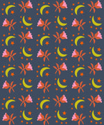 PREORDER Catnap || Moonflower Smoke || Cotton Quilting Fabric