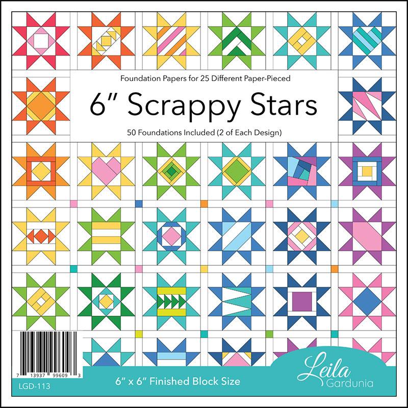 6" Scrappy Stars Foundation Papers