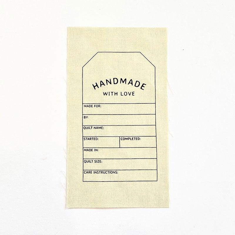 Swing Tag Quilt Label