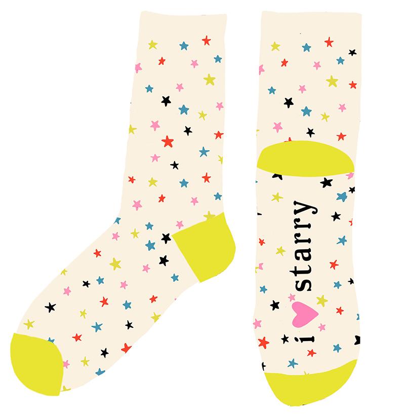 Ruby Star Starry Socks