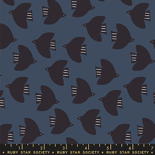 PREORDER Catnap || Birds Smoke || Cotton Quilting Fabric