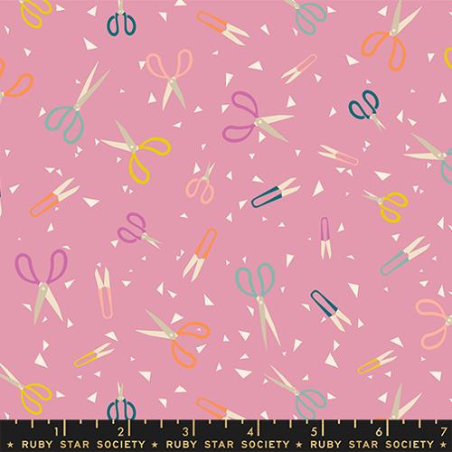PREORDER Paper Cuts 2 || Snip Snip Plum || Cotton Quilting Fabric