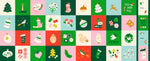 PREORDER MERRY HAPPY || Merry Happy Panel Lollipop || Cotton Quilting Fabric