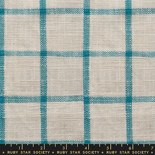 Sunshine Toweling || Kitchen Window Turquoise || Half Yard
