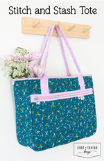 Stitch and Stash Tote - Printed Pattern