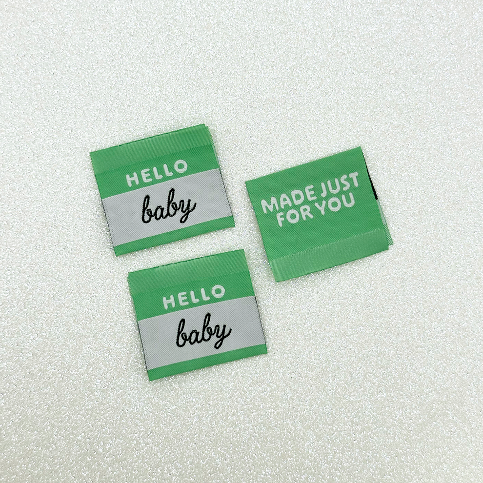 Hello Baby || Pack of 6 Cotton Labels