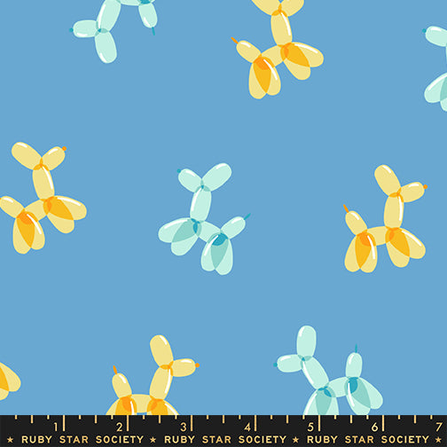 PREORDER Float || Balloon Doggie Ripple || Cotton Quilting Fabric