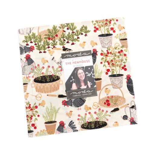 The Henhouse || 42 pc Layer Cake || Cotton Quilting Fabric