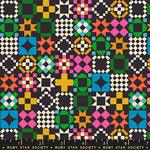 PREORDER 1-800-Notion || Quilty As Charged Soft Black || Cotton Quilting Fabric