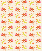 PREORDER Catnap || Moonflower Natural || Cotton Quilting Fabric