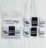 Maker's Delight Sentiments || Woven Labels || 6 Pack