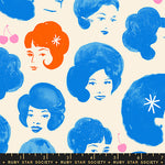 PREORDER Sparkle Mart || Dottie's Friends Blue Light Special || Cotton Quilting Fabric