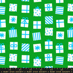 PREORDER MERRY HAPPY || Secret Santa Verdant || Cotton Quilting Fabric