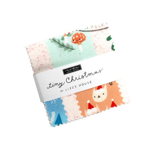 Tiny Christmas || 42pc Mini Charm Pack || Cotton Quilting Fabric