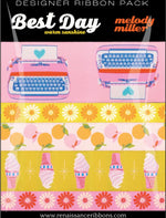 Designer Ribbon Pack: Best Day Ever by Melody Miller (Warm Sunshine)